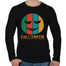 PRINTFASHION Halloween colors - Férfi hosszú ujjú póló - Fekete férfi póló