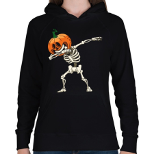 PRINTFASHION Halloween dab - Női kapucnis pulóver - Fekete női pulóver, kardigán