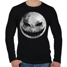 PRINTFASHION Halloween éjszaka - Férfi hosszú ujjú póló - Fekete férfi póló