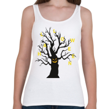 PRINTFASHION Halloween fa - Női atléta - Fehér női trikó