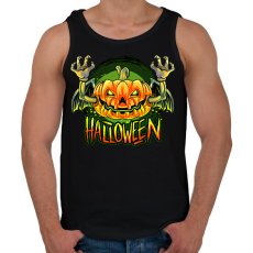 PRINTFASHION halloween - Férfi atléta - Fekete