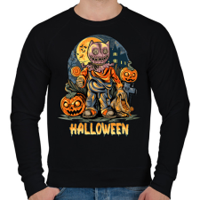 PRINTFASHION halloween - Férfi pulóver - Fekete férfi pulóver, kardigán