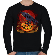 PRINTFASHION halloween - Férfi pulóver - Fekete férfi pulóver, kardigán