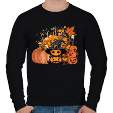 PRINTFASHION Halloween - Férfi pulóver - Fekete férfi pulóver, kardigán