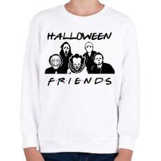 PRINTFASHION Halloween friends - Gyerek pulóver - Fehér