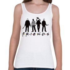 PRINTFASHION Halloween friends - Női atléta - Fehér női trikó