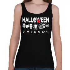 PRINTFASHION Halloween friends - Női atléta - Fekete női trikó