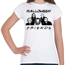 PRINTFASHION Halloween friends - Női póló - Fehér női póló