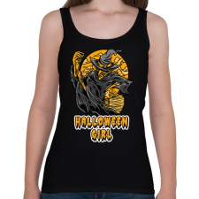 PRINTFASHION HALLOWEEN GIRL - Női atléta - Fekete női trikó