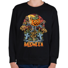 PRINTFASHION Halloween - Gyerek pulóver - Fekete