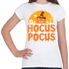 PRINTFASHION Halloween hocus pocus - Női póló - Fehér
