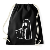 PRINTFASHION Halloween-i szellem - Sportzsák, Tornazsák - Fekete