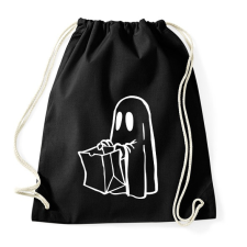 PRINTFASHION Halloween-i szellem - Sportzsák, Tornazsák - Fekete tornazsák