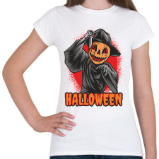 PRINTFASHION Halloween killer - Női póló - Fehér női póló