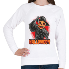 PRINTFASHION Halloween killer - Női pulóver - Fehér