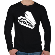 PRINTFASHION Halloween koporsó - Férfi hosszú ujjú póló - Fekete férfi póló