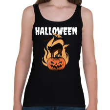 PRINTFASHION HALLOWEEN - Női atléta - Fekete női trikó
