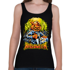 PRINTFASHION Halloween - Női atléta - Fekete női trikó