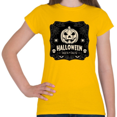 PRINTFASHION Halloween - Női póló - Sárga