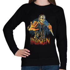PRINTFASHION Halloween - Női pulóver - Fekete női pulóver, kardigán