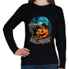 PRINTFASHION halloween - Női pulóver - Fekete