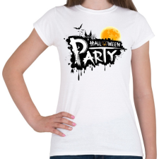 PRINTFASHION Halloween Party - Női póló - Fehér női póló