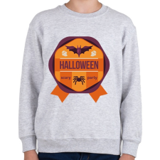 PRINTFASHION Halloween Scary Party - Gyerek pulóver - Sport szürke gyerek pulóver, kardigán