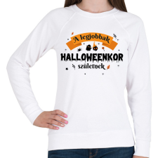 PRINTFASHION Halloween szülinap - Női pulóver - Fehér női pulóver, kardigán