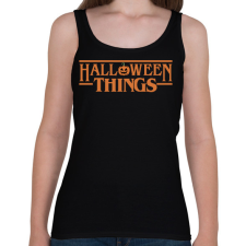 PRINTFASHION Halloween Things - Női atléta - Fekete női trikó