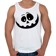 PRINTFASHION Halloween tök - Férfi atléta - Fehér atléta, trikó