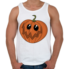 PRINTFASHION Halloween tök - Férfi atléta - Fehér atléta, trikó