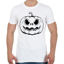 PRINTFASHION Halloween tök - Férfi póló - Fehér férfi póló