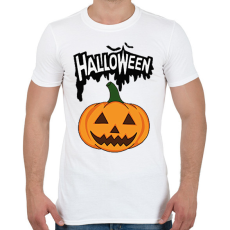 PRINTFASHION Halloween tök - Férfi póló - Fehér