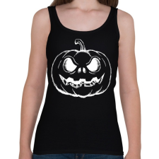 PRINTFASHION Halloween tök - Női atléta - Fekete női trikó