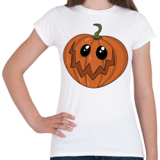 PRINTFASHION Halloween tök - Női póló - Fehér