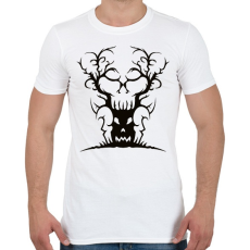 PRINTFASHION Halloween tree - Férfi póló - Fehér