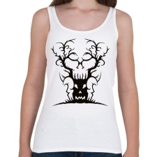 PRINTFASHION Halloween tree - Női atléta - Fehér női trikó