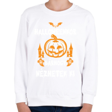 PRINTFASHION Halloweenkor bárhogy nézhetek ki - Gyerek pulóver - Fehér gyerek pulóver, kardigán