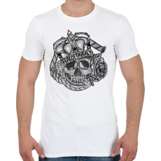 PRINTFASHION Halott király - Férfi póló - Fehér