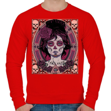 PRINTFASHION Halott nő - Férfi pulóver - Piros