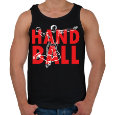 PRINTFASHION Handball - Man - Férfi atléta - Fekete atléta, trikó
