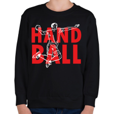 PRINTFASHION Handball - Man - Gyerek pulóver - Fekete gyerek pulóver, kardigán
