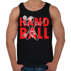 PRINTFASHION Handball - Woman - Férfi atléta - Fekete