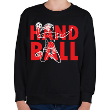 PRINTFASHION Handball - Woman - Gyerek pulóver - Fekete gyerek pulóver, kardigán