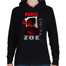 PRINTFASHION HANGE ZOE - Női kapucnis pulóver - Fekete