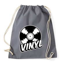 PRINTFASHION Hanglemez - Sportzsák, Tornazsák - Grafitszürke tornazsák
