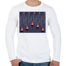 PRINTFASHION Hangmérnök - Férfi hosszú ujjú póló - Fehér férfi póló