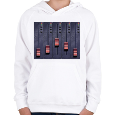 PRINTFASHION Hangmérnök - Gyerek kapucnis pulóver - Fehér gyerek pulóver, kardigán