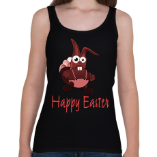 PRINTFASHION Happy Easter - Női atléta - Fekete