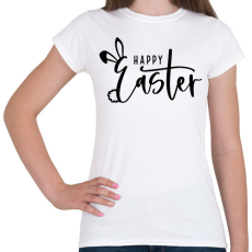 PRINTFASHION Happy Easter - Női póló - Fehér